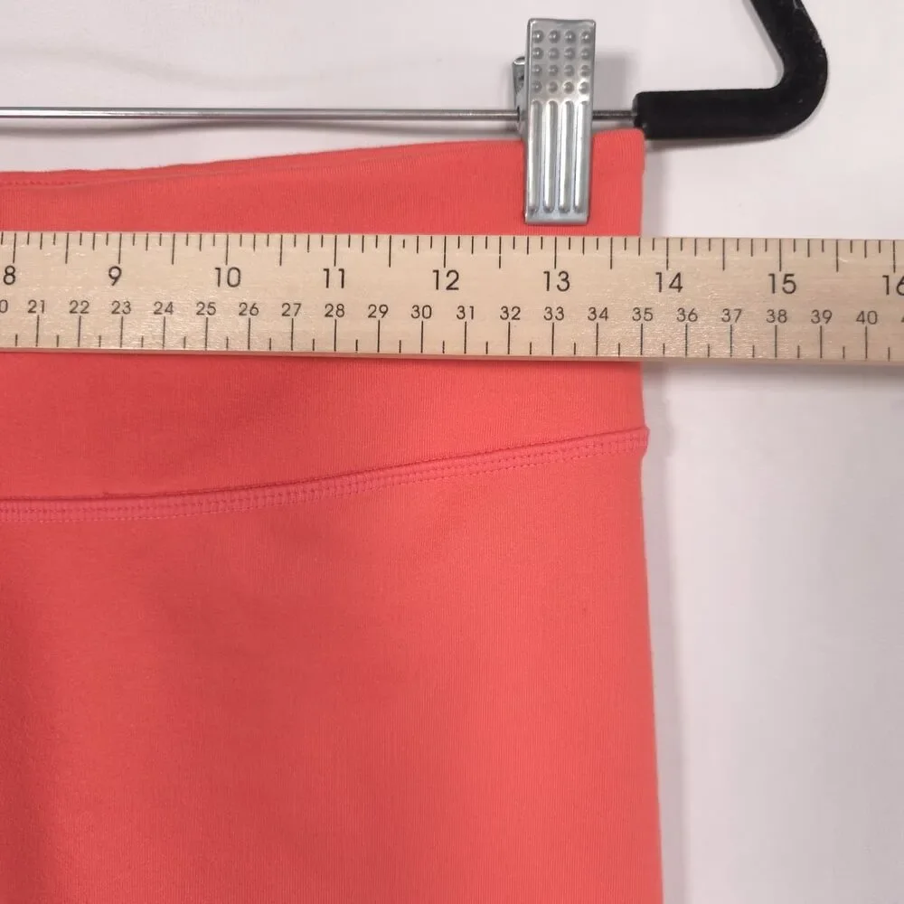 ALO YOGA Women's Leggings MEDIUM Neon Coral Activewear Yoga